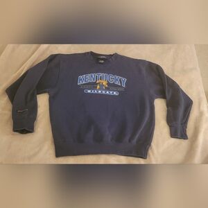 Vintage Y2K Jansport University of Kentucky Wildcats Sweatshirt pullover navy